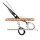 Razor Edge Plasma Coated, Paper Coated, Multi Color Hair Saloon Shears / Scissor with adjustable tension and finger inserts