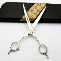 New curved blade professional cutting shears pet grooming scissors set